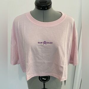 NWT RawGear Cropped Tee
